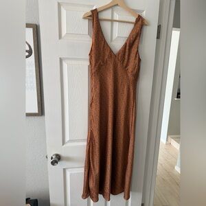 American Eagle Outfitters Orange Maxi Dress